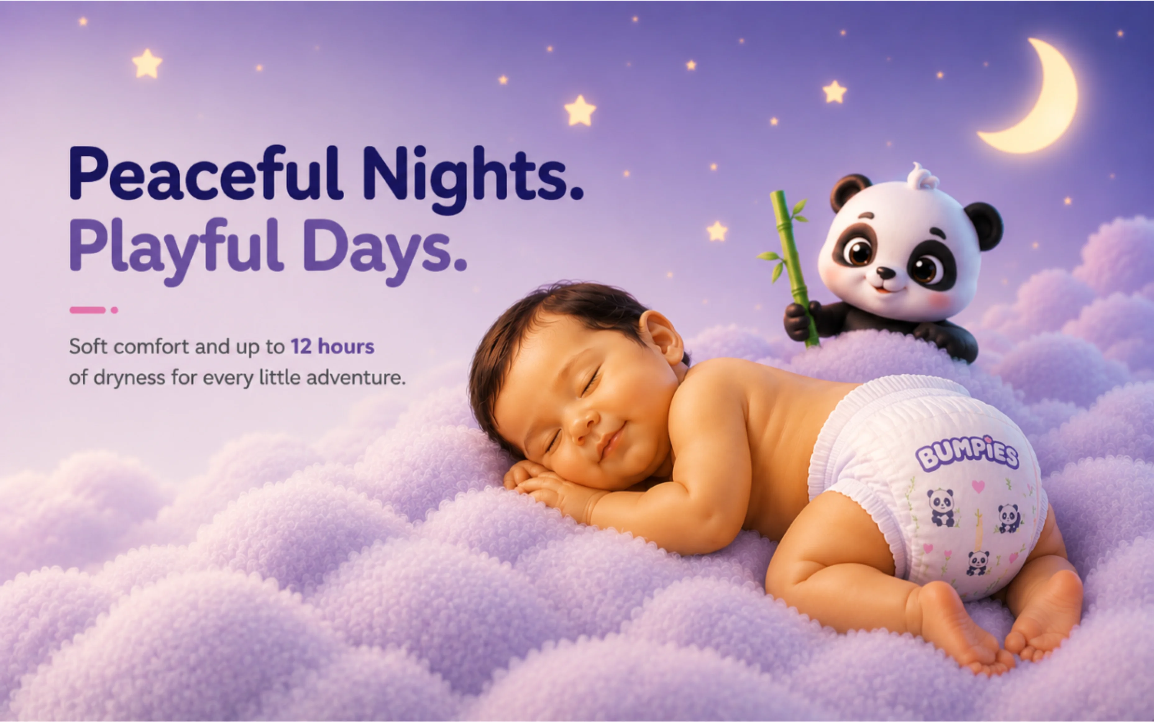 Soft and gentle diaper comfort